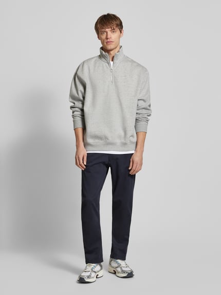 JACK & JONES Regular fit chino met ceintuurlussen, model 'KANE' Marineblauw - 1