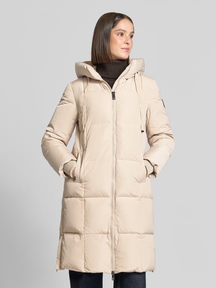 MOS MOSH Pikowany płaszcz o kroju regular fit model 'Nova' Beżowy 4
