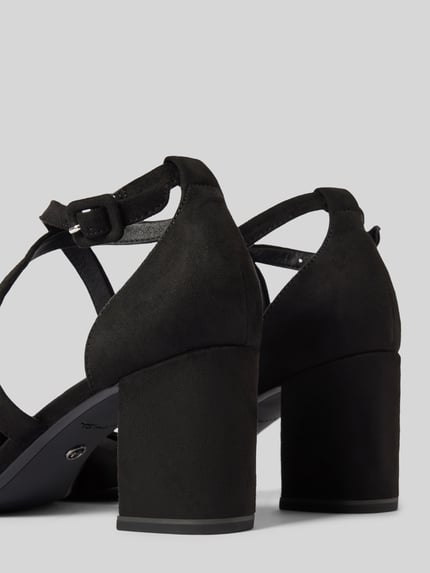 Tamaris Sandalette mit gekreuzten Riemen Black 2