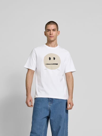 Wood Wood T-Shirt mit Motiv-Print Weiss 4