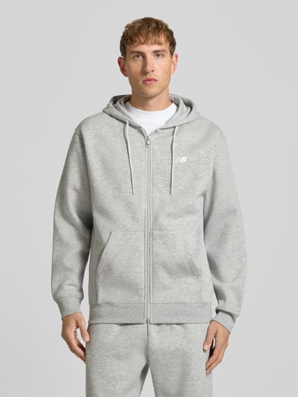 New Balance Regular Fit Sweatpants aus Baumwoll-Mix mit Label-Stitching Hellgrau 4