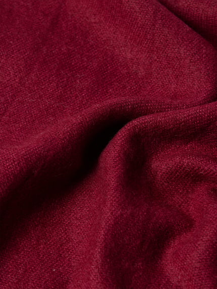 Kurt Beines Schal mit Fransen Bordeaux 2