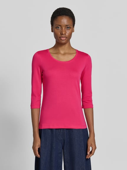 Christian Berg Woman Shirt aus reiner Baumwolle Fuchsia 4