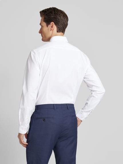 Jake*s Koszula biznesowa o kroju regular fit z dodatkiem streczu  Biały 5