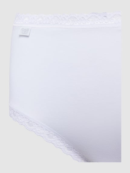 Sloggi Broek met geschulpte zoom in een set van 3 stuks Wit - 2