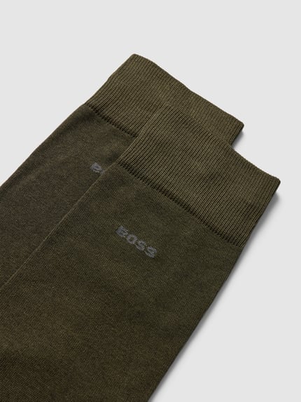 BOSS Socken aus Baumwoll-Mix im 2er-Pack Oliv 2