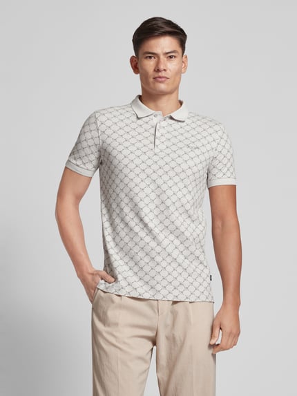 JOOP! COLLECTION Koszulka polo o kroju regular fit z wyhaftowanym logo model ‘Paigam’ Biały 4