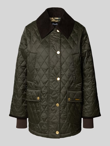 Barbour Steppjacke mit Storm Cuffs Modell 'BEADNELL' Oliv 2