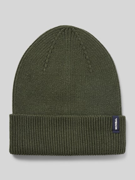 MCNEAL Mütze mit Label-Patch Dunkelgruen 1