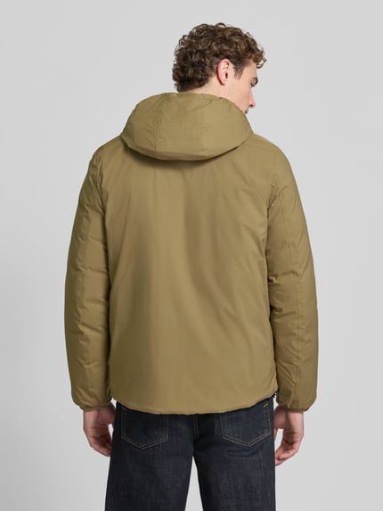 K-WAY kroj́ regular fit kurtka puchowa z zamkiem błyskawicznym dwustronnym model 'JACK' Grafitowy 5