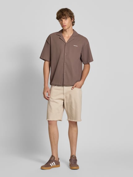 PEGADOR Regular Fit Jeansshorts im 5-Pocket-Design Modell 'Legra' Beige 1