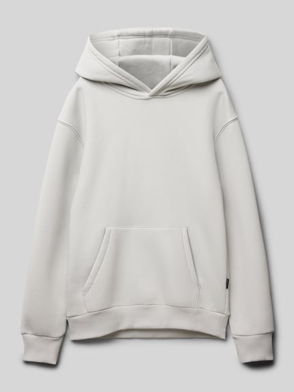 Cars Jeans Hoodie mit Label-Detail Modell 'ORLA' Stein 1