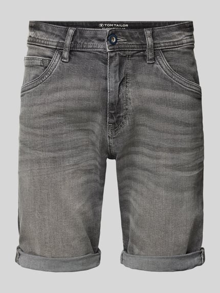 Tom Tailor Regular fit bermuda van katoenmix, model 'JOSH' Middengrijs - 2