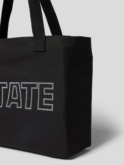 ROTATE shopper met labelapplicatie Zwart - 3