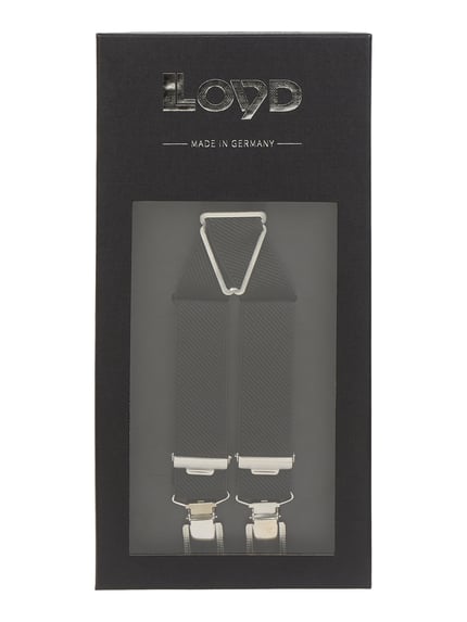 LLOYD Men's Belts Hosenträger in X-Form Black 3