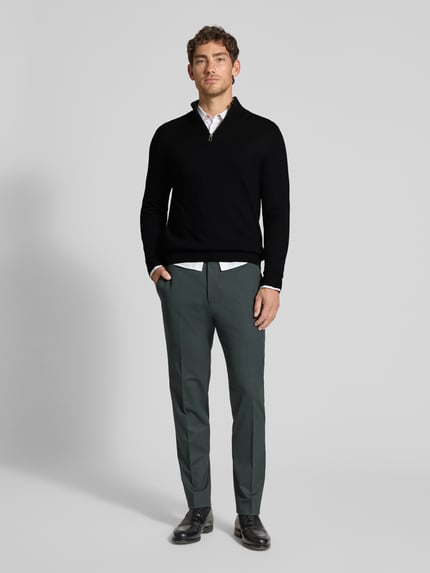 Paul Smith Strickpullover mit gerippten Abschlüssen Black 1