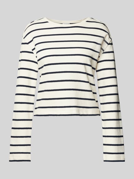Jake*s Studio Woman Longsleeve mit Rundhalsausschnitt Ecru 2
