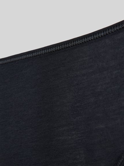 HANRO Slip mit eingefassten Abschlüssen Black 2