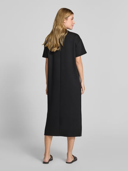 VILA Midi-jurk met 1/2-mouwen, model 'SIFFI' Zwart - 5