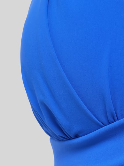 Banana Moon Bikini-Oberteil mit gelegten Falten und Push-Up-Effekt Modell 'MAHO SPRING' Royal 2