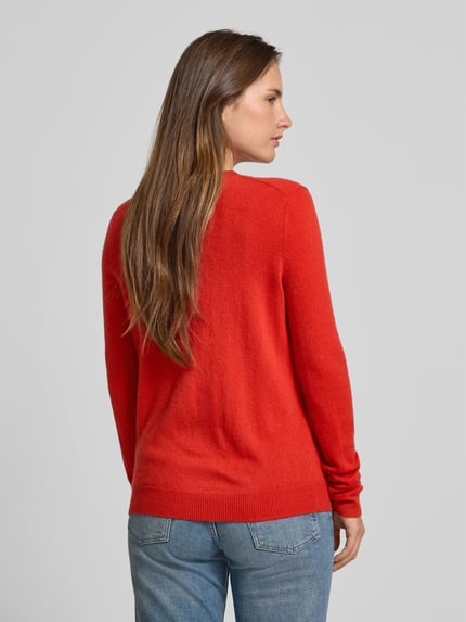 Christian Berg Woman Strickpullover aus reinem Kaschmir Rot 5