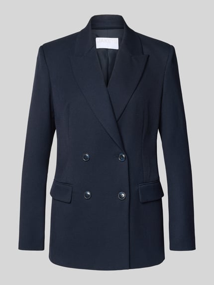 Regular Fit Blazer mit Viskose-Anteil und doppelter Knopfleiste Shop The Look MANNEQUINE