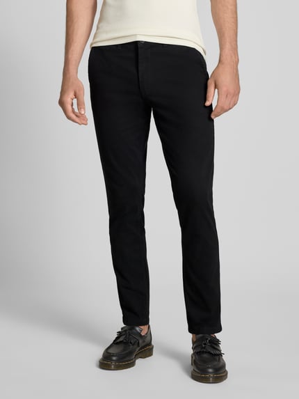 JACK & JONES Slim Fit Hose mit Eingrifftaschen Modell 'MARCO' Black 4