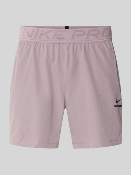 Shorts mit Logo und elastischem Bund Shop The Look MANNEQUINE