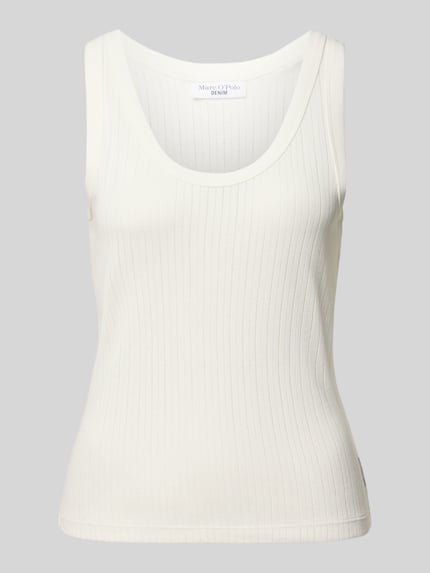 Top o kroju regular fit z czystej bawełny Shop The Look MANNEQUINE