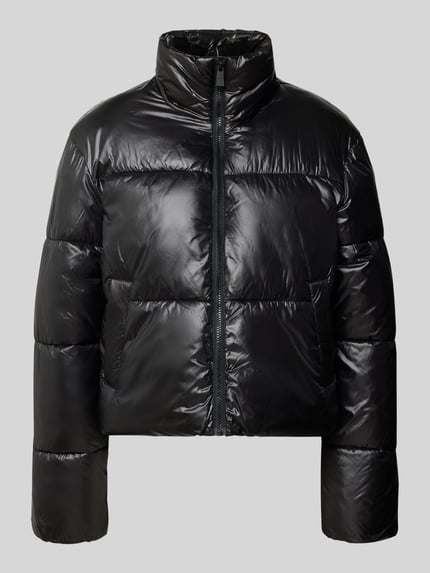PIECES Pufferjacke mit Stehkragen Black 1