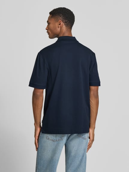 BOSS koszulka polo o kroju regular fit z czystej bawełny model 'C-PARRIS' Granatowy 5