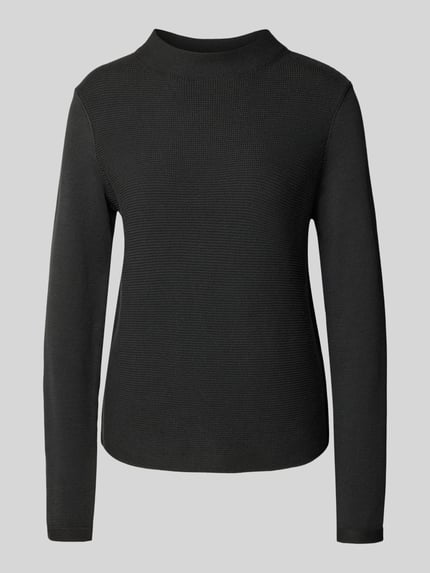 Marc O'Polo Regular Fit Strickpullover aus reiner Baumwolle Dunkelgrau 2