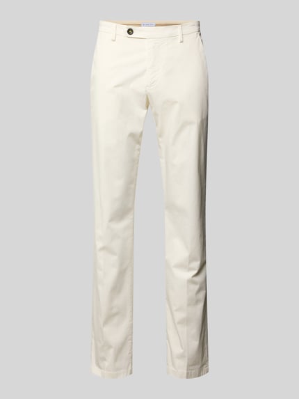Productfoto, Hose mit Eingrifftaschen van Manuel Ritz voor heren, mix van katoen en elastaan, slim fit, steekzakken, achterzakken, bandwijdte maat 50 50 cm, binnenbeenlengte maat 50 83 cm, crèmekleur, rechte pijpen, gladde stof