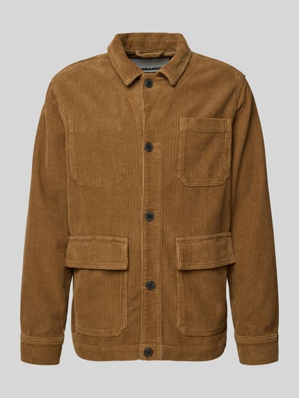 Regular Fit Hemdjacke aus reiner Baumwolle Modell 'AVAAN' Shop The Look MANNEQUINE