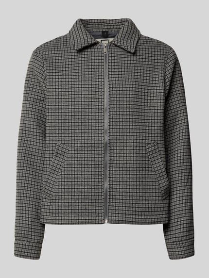 Casual Friday Kurtka koszulowa o kroju regular fit z kołnierzykiem typu kent model ‘ZAIDE’ Jasnoszary melanż 2
