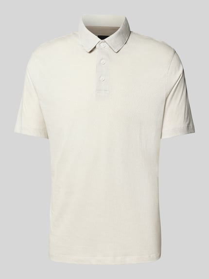 Armani Exchange Poloshirt mit kurzer Knopfleiste Offwhite 2