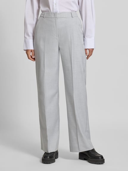 COMMA Stoffhose mit Gesäßtaschen Silber 4