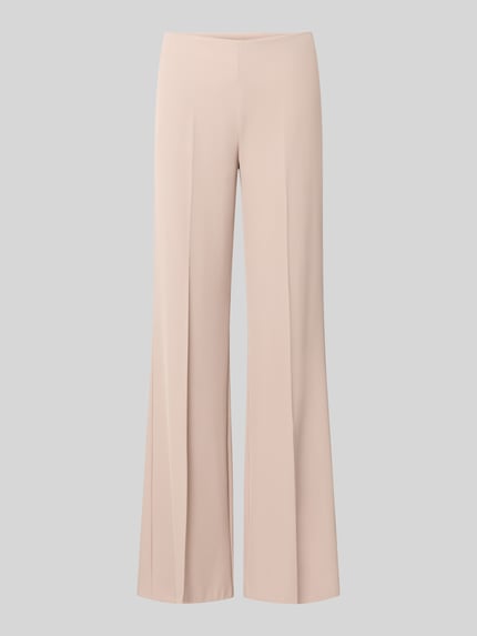 flared fit broek met bandplooien Shop The Look MANNEQUINE