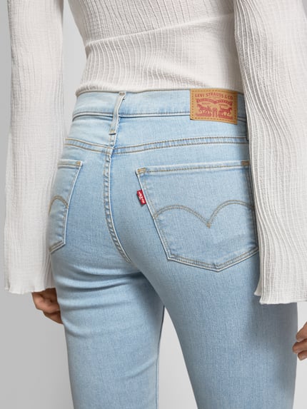 Levi's® 300 Spodnie rozszerzane o kroju slim fit z 5 kieszeniami model ‘315’ Jasnoniebieski 3
