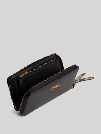 Tommy Hilfiger Portemonnaie aus echtem Rindsleder Black 3