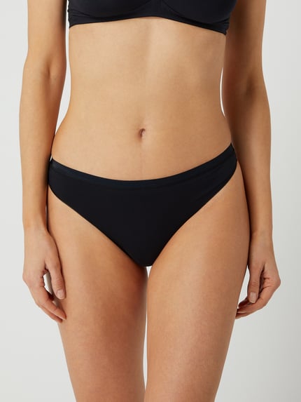 HANRO String mit Stretch-Anteil Modell 'Cotton Sensation' Black 4