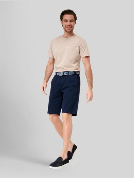 Brax Regular Fit Bermuda aus Baumwoll-Mix Marine 1