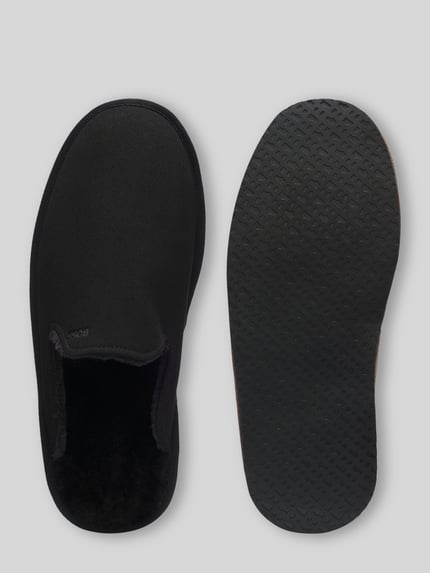 BOSS Hausschuh mit warmem Futter Black 4