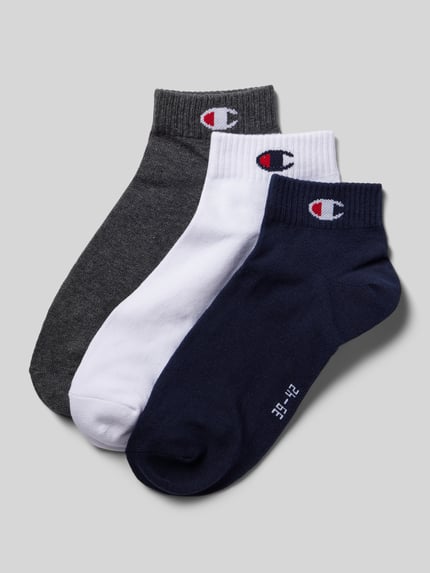 Champion Socken mit Logo-Detail Modell 'QUARTER' im 3er-Pack Marine 1