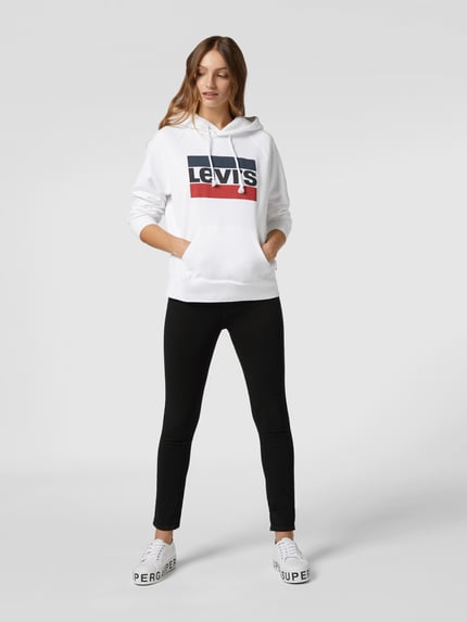 Levi's® Jeansy z wysokim stanem o kroju skinny fit model ‘721™’ Czarny 1