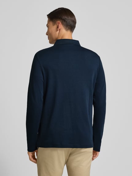 JOOP! COLLECTION Regular Fit Poloshirt im langärmeligen Design Modell 'Pero' Marine 5