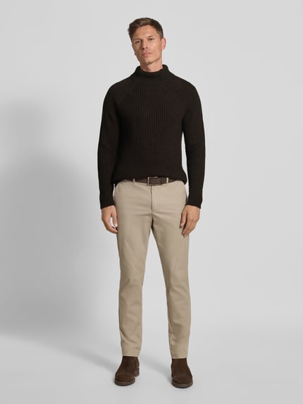 DRYKORN Turtleneck-Pullover mit Alpaka-Anteil Modell 'ARVID' Dunkelbraun 1