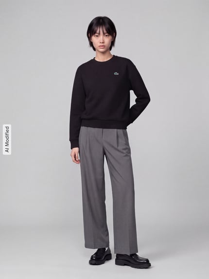 Lacoste Sport Regular Fit Sweatshirt mit Baumwoll-Anteil Black 1