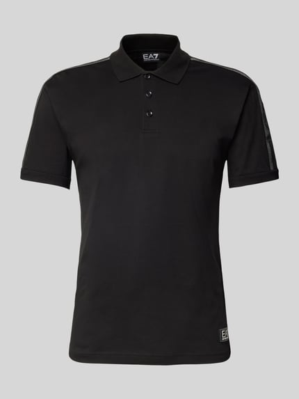 EA7 Emporio Armani Poloshirt mit Label-Patch Black 2