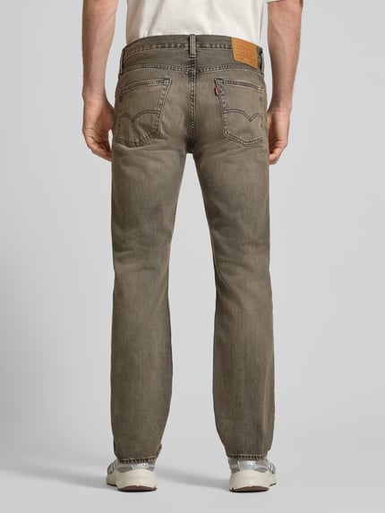 Levi's® Straight fit jeans van puur katoen Model '501® ORIGINAL' Middenbruin - 5